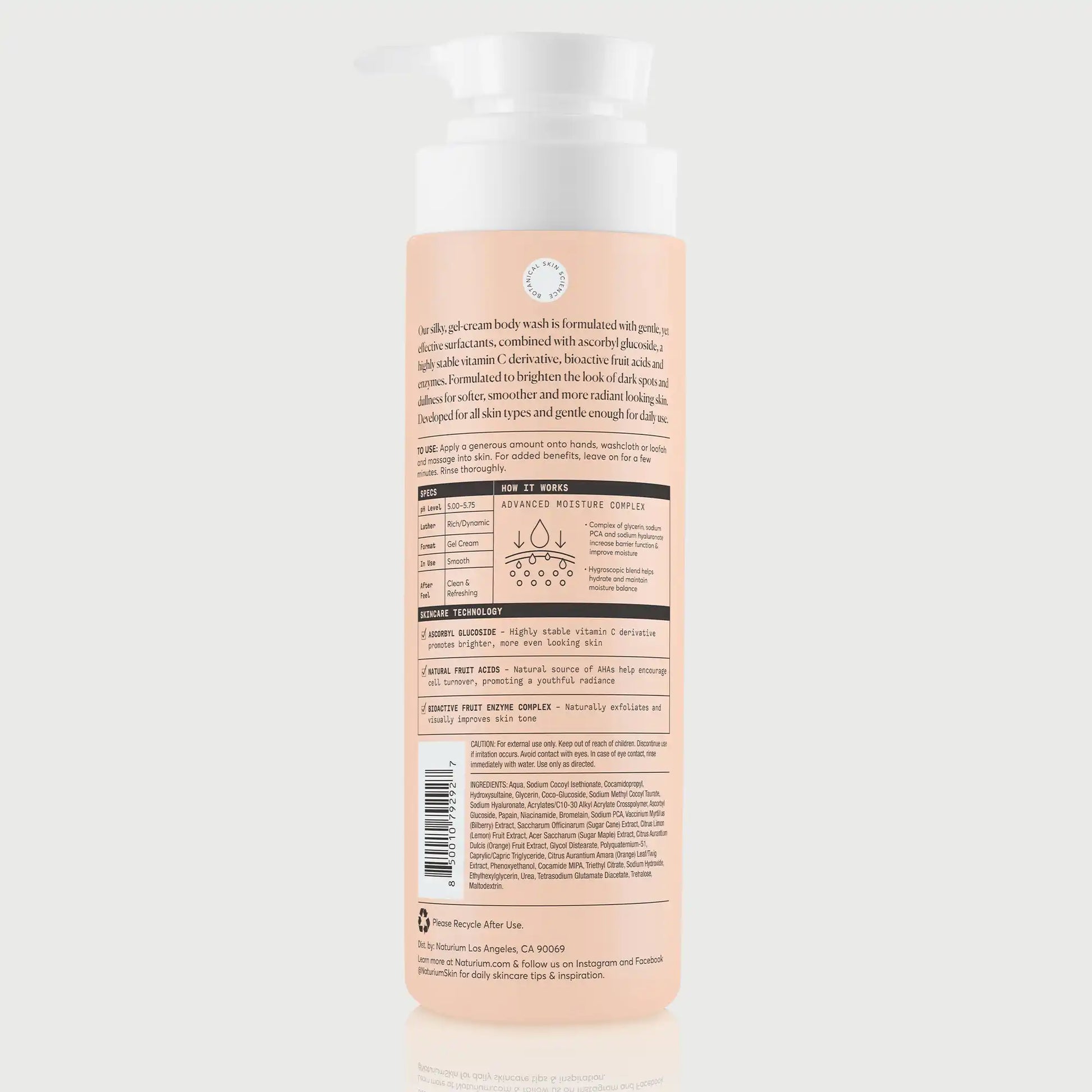 the-brightener-vitamin-c-brightening-body-wash-r8 NATR-The-Brightener-Body-Wash_back.webp