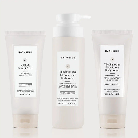 the-glycolic-acid-body-bundle-v1 NATR_KPScrub_SmootherBodyWash_SmootherLotion_Bundle_ecomm.webp